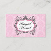 Royal Floral Crown Visitekaartje (Voorkant)
