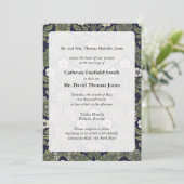 Royal Floral Wedding Invitations Kaart (Staand voorkant)