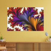 royal floral wrapous canvas afdruk (Insitu (Woonkamer))