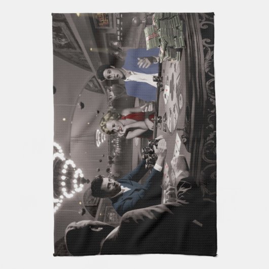 Royal Flush 2 Theedoek (Verticaal)