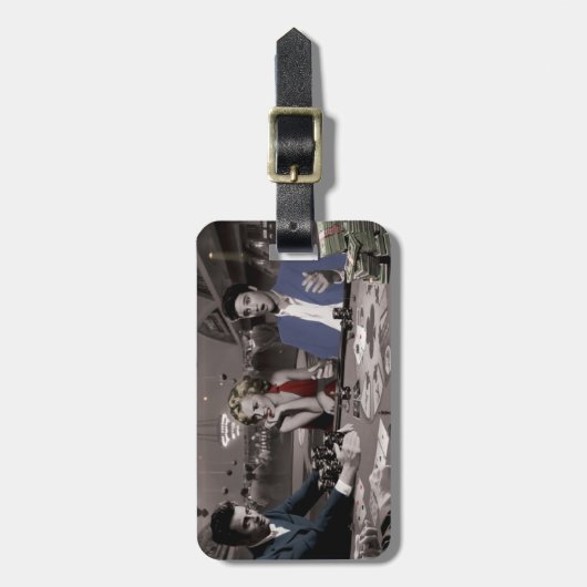 Royal Flush Bagagelabel (Voorkant verticaal)