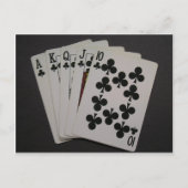 Royal Flush Briefkaart (Voorkant)