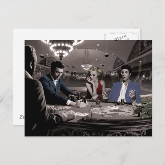 Royal Flush Briefkaart (Voorkant / Achterkant)