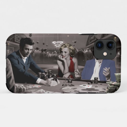 Royal Flush Case-Mate iPhone Case (Achterkant (horizontaal))