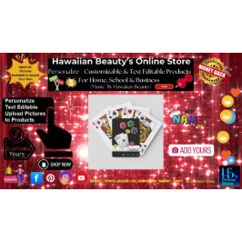 Royal Flush Classic speelkaarten zwarte achtergron