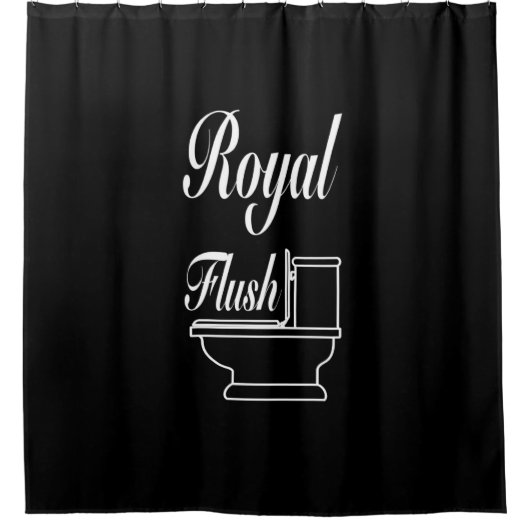 Royal Flush Douchegordijn (Voorkant)
