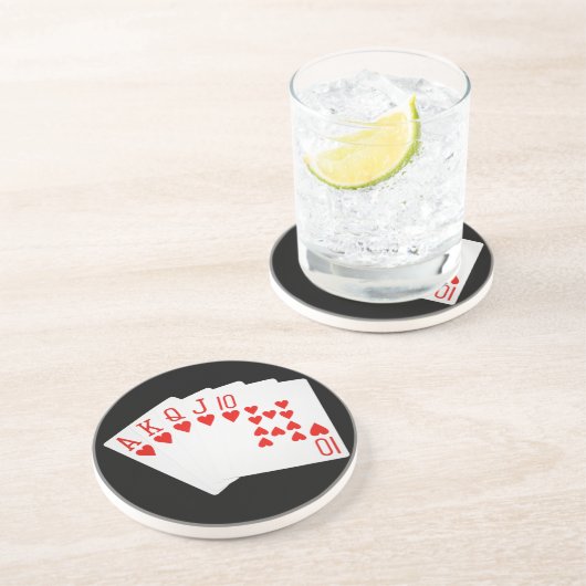 Royal Flush Drink Onderzetter (Zijkant)