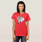 Royal Flush  Illustratie Shirten T-shirt (Voorkant volledig)