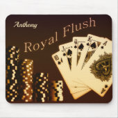Royal Flush Poker Texas Holdem Muismat (Voorkant)