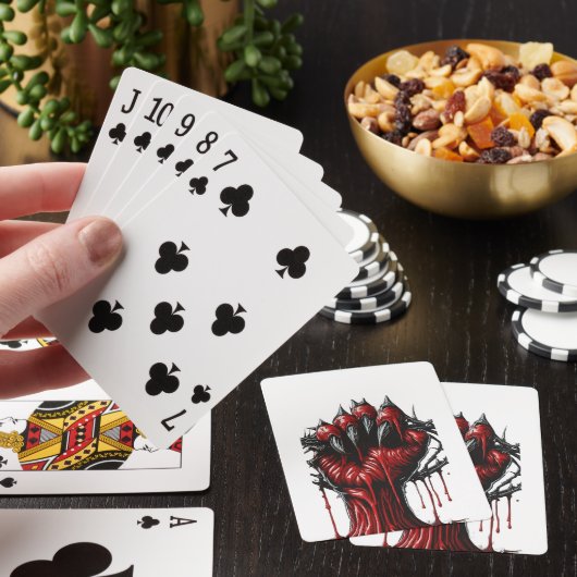 Royal Flush Pokerkaarten (Insitu)