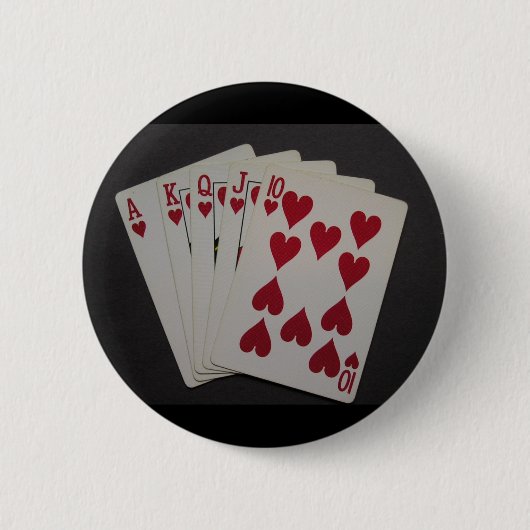 Royal Flush Ronde Button 5,7 Cm (Voorkant)