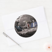 Royal Flush Ronde Sticker (Envelop)