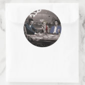 Royal Flush Ronde Sticker (Tas)