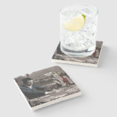 Royal Flush Stenen Onderzetter (Zijkant)