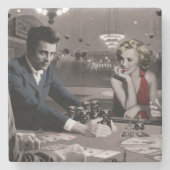 Royal Flush Stenen Onderzetter (Voorkant)