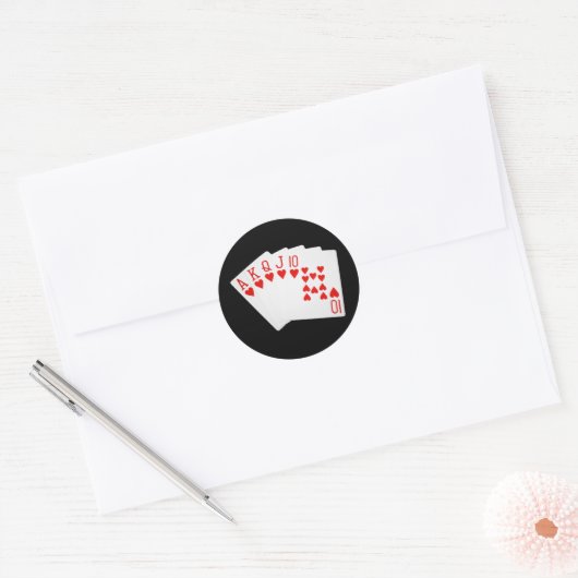 Royal Flush Stickers (Envelop)