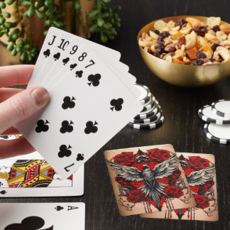Royal flush stijl (speelkaarten) pokerkaarten