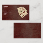 Royal Flush Visitekaartje (Voorkant / Achterkant)