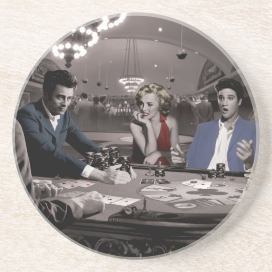 Royal Flush Zandsteen Onderzetter (Voorkant)