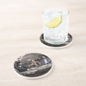 Royal Flush Zandsteen Onderzetter (Zijkant)