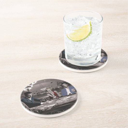 Royal Flush Zandsteen Onderzetter (Zijkant)