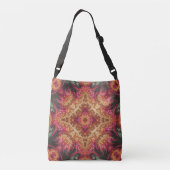 Royal Fractal | Cross Body Tote Tas (Achterkant)