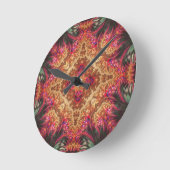 Royal Fractal | Ronde Wandklok (Hoek)