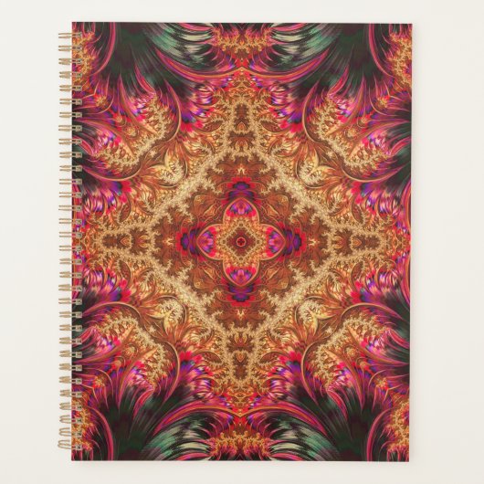 Royal Fractal | Spiraalgebonden Planner (Voorkant)