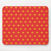 Royal French Red Mousepad Muismat (Voorkant)