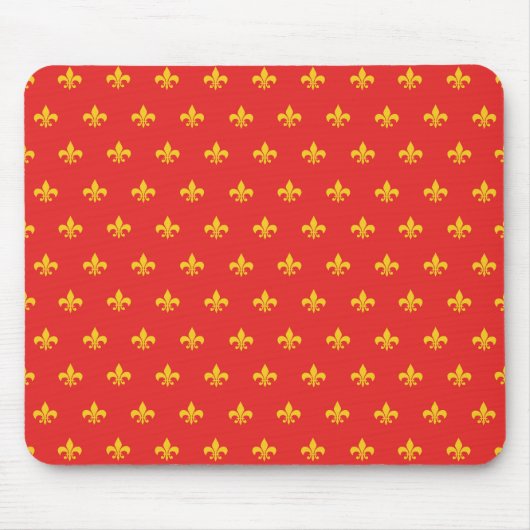 Royal French Red Mousepad Muismat (Voorkant)