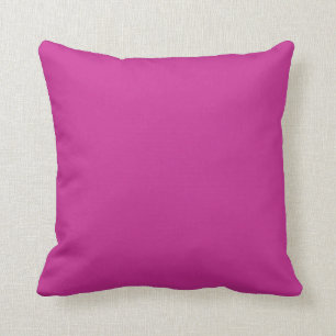 Royal Fuchsia  Monochrome Toss Pillow Kussen