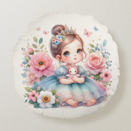 Royal Garden Princess Rond Kussen