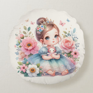 Royal Garden Princess Rond Kussen