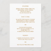 Royal gepersonaliseerd rood glanzend menu (Achterkant)