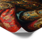 Royal German Shepherd Portrait Poster (Hoek)