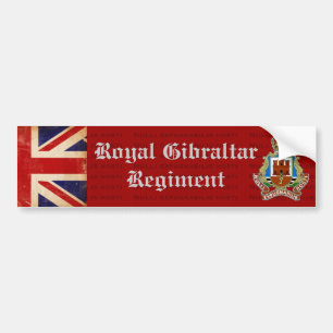 Royal Gibraltar Regiment Bumpersticker