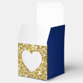 Royal Gifts|Afrikaanse prins|Blauw|Gouden glitter Bedankdoosjes (Geopend)