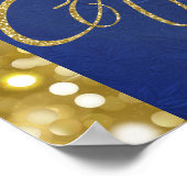 Royal Gifts|Gold Glitter & Royal Blue Event Poster (Hoek)