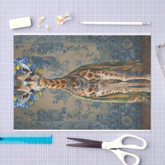 Royal Giraffe Tissuepapier (Craft)