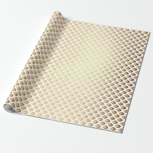 Royal Glam Golden Peacock Princess Cadeaupapier (Uitgerold)