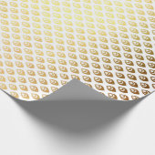 Royal Glam Golden Peacock Princess Cadeaupapier (Hoek)