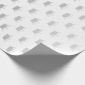 Royal Glam Silver Crown Princess White Vip Cadeaupapier (Hoek)