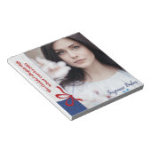 Royal Glitter - Aangepaste Autogrammenblok voor Pa Notitieblok (Schuin)