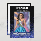 Royal Glitter Glitz Autograph Kaart Promo Briefkaa (Voorkant / Achterkant)