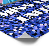 Royal Glitter Glitz Custom Pageant Door Banner Poster (Hoek)