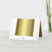 Royal Gold Abstract Peacock Weddenschap BEDANKT U (Achterkant)