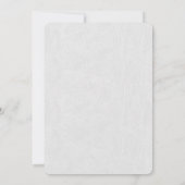 Royal Gold Art Deco Monogram White Birthday Party Kaart (Achterkant)