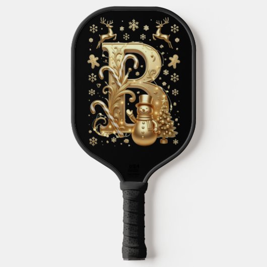 Royal Gold B Luxury USAPA Pickleball Paddle (Voorkant)