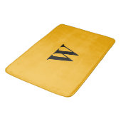 Royal Gold Black Monogram Badmat (Gekanteld)