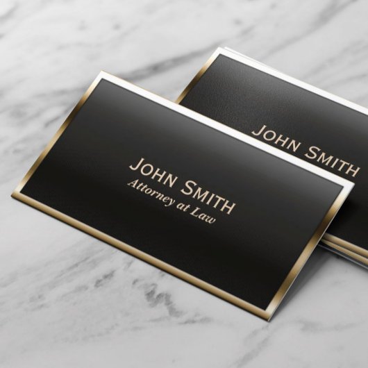 Royal Gold Border Attorney Visitekaartje